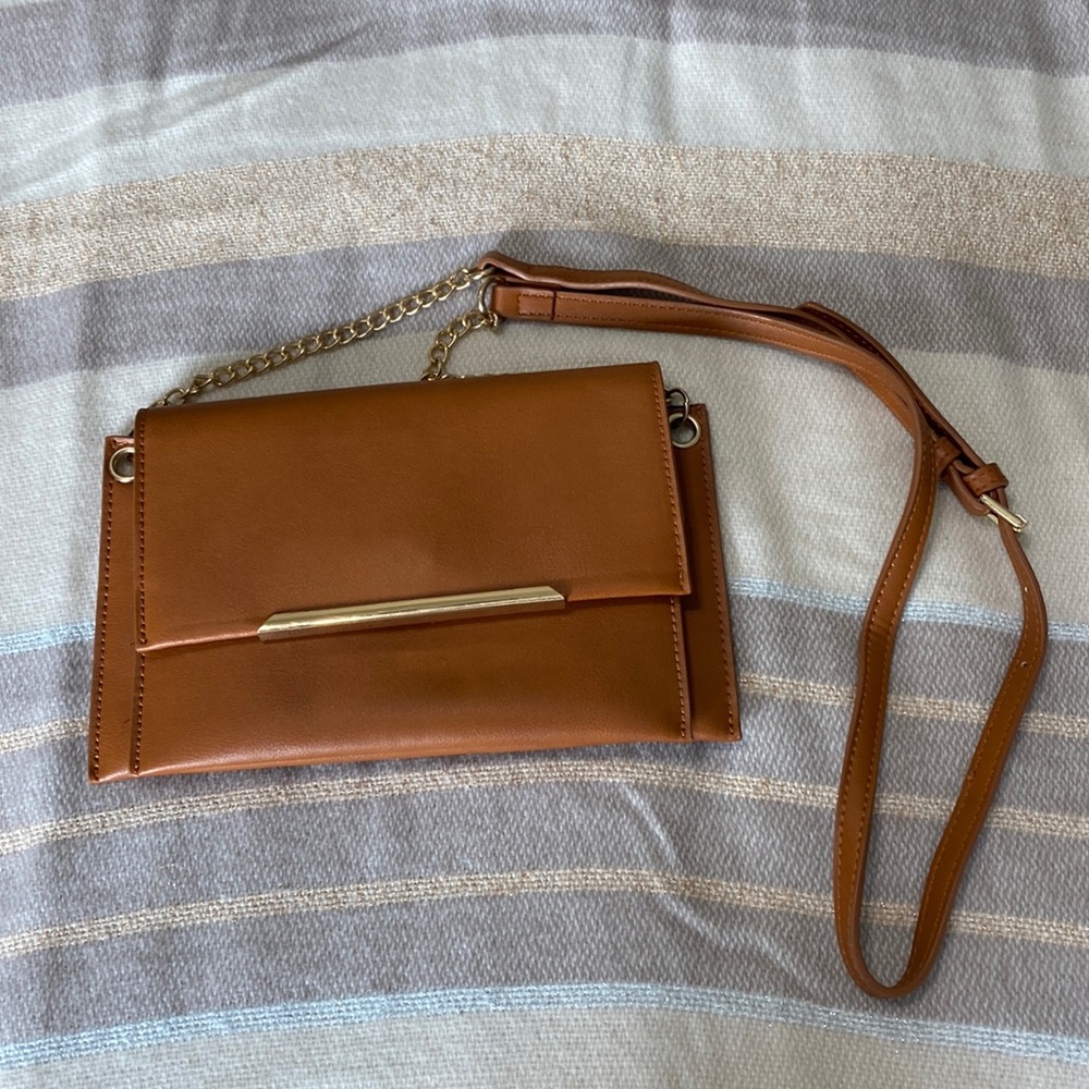 Vegan leather crossbody